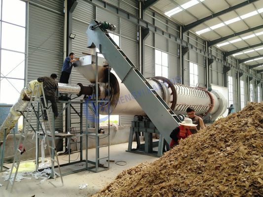 Ελεγχόμενο από Plc ενεργοποιημένο άνθρακα περιστροφικό φούρνο 380v Εισαγωγή αυτοαπαρκής θέρμανση